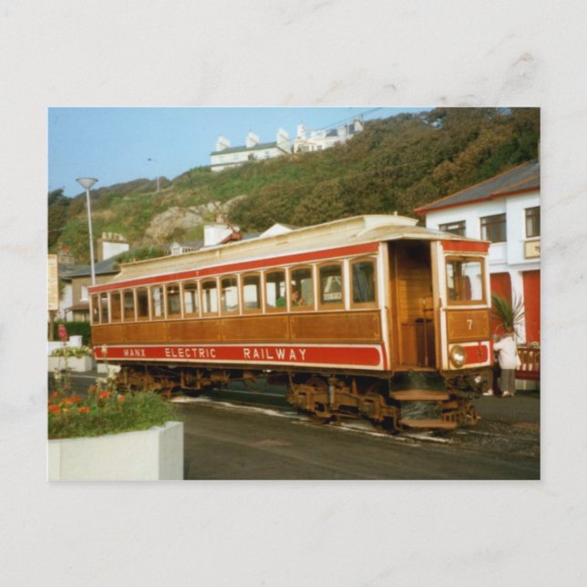 Manx Electric Railway, Isle of Man Postkarte (Vorderseite)
