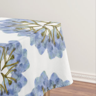 Manx Flora - blauer Hydrangea Tischdecke