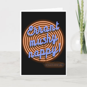 Many Happy Returns funny anagram Karte