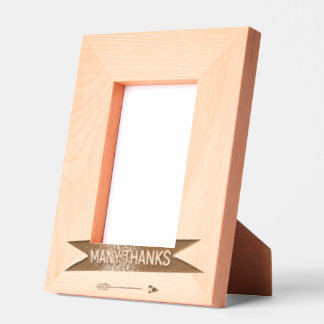 MANY THANKS FRAME ARROW GEÄTZTE RAHMEN