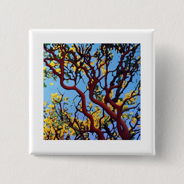 Manzanita im Herbst Button (Vorderseite)