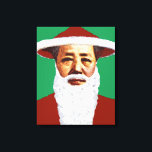 Mao Merry Christmas Chinese Pop Art Santa Claus Leinwanddruck<br><div class="desc">Mao Merry Christmas Chinese Pop Art Santa Claus</div>