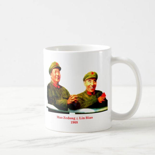 Mao Zedong und Lin Biao 1968 Kaffeetasse (Rechts)