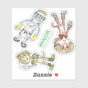 MAOR 4x4" Chibi Cast Sticker #1