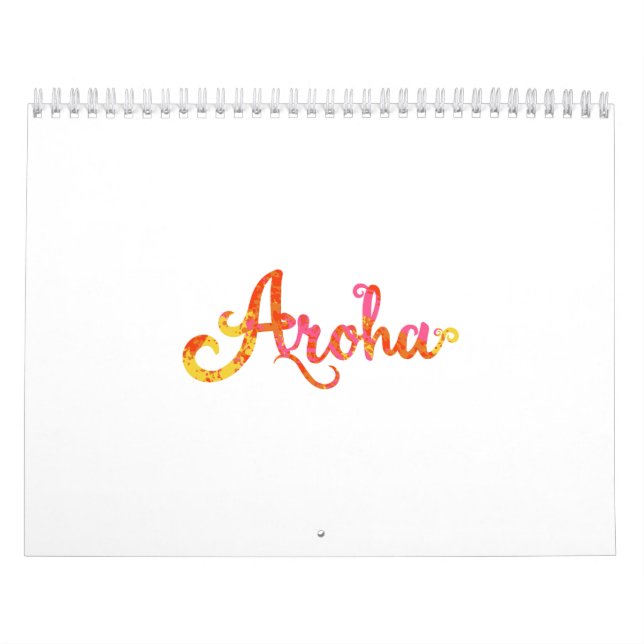 Maori- Aroha Liebe in der Maori- Sprache - Kalender (Titelbild)