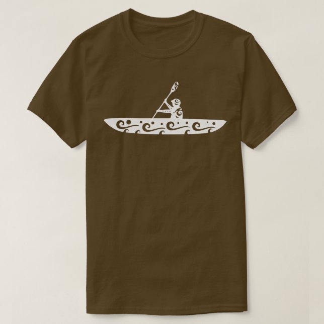Maori Canoeing Stamm Tattoo Geschenk für 2 Persone T-Shirt (Design vorne)