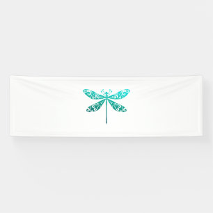 Maori Dragonfly Polynesischer Stamm Tattoo Geschen Banner