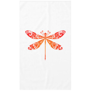 Maori Dragonfly Polynesischer Stamm Tattoo Geschen Tischdecke