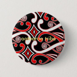 Maori- Entwürfe aotearoa Stammes Button