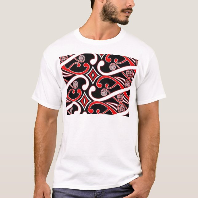 Maori- Entwürfe T-Shirt (Vorderseite)