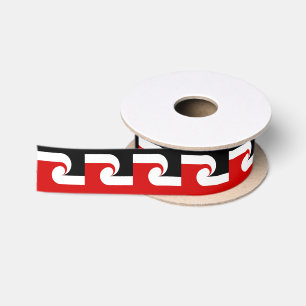 Maori Flag & Maori Fashion, Rugby/sports NZ Fans Satinband