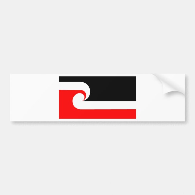 Maori- Flagge Autoaufkleber (Vorne)
