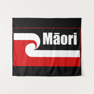 Maori-Flagge, Tino Rangatiratanga-Flagge, Māori Wandteppich