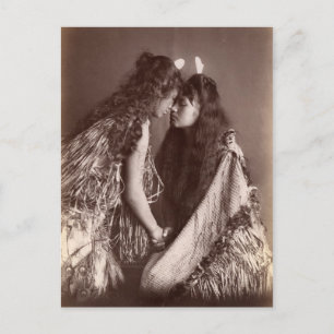 Maori-Frauen, Neuseeland Postkarte