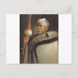Maori Gentleman Postkarte