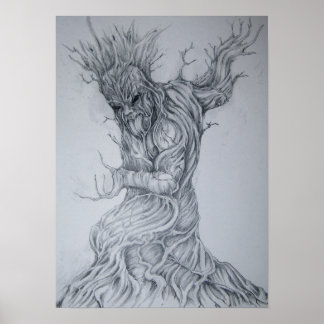 Maori Gods, Tane Mahuta. Gott des Waldes Poster