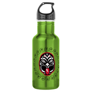 Maori Haka   Neuseeland   Native Art   Dekoration Edelstahlflasche
