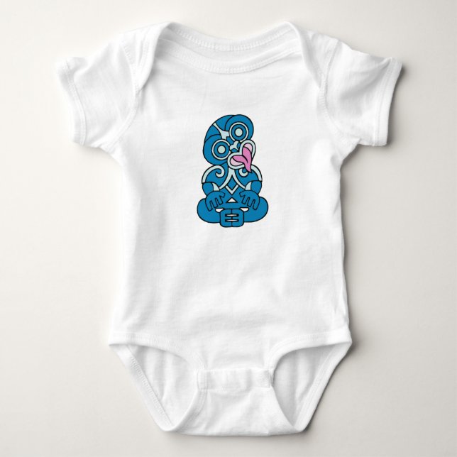 Maori Hei Tiki Baby Strampler (Vorderseite)