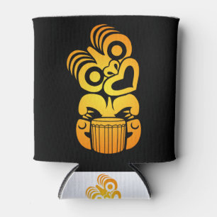 Maori Hei Tiki Drummer Music Tribal Tattoo Geschen Dosenkühler