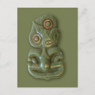 Maori Hei-Tiki Postcard Postkarte