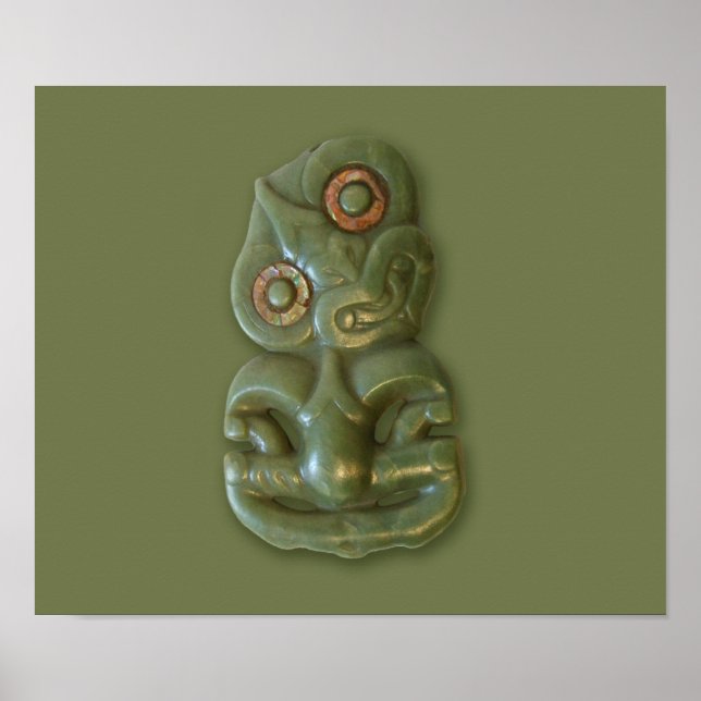 Maori Hei-Tiki Poster (Vorne)