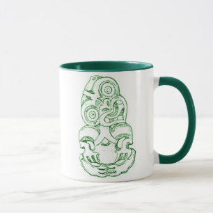 Maori- Hei-Tiki Skizze-Tasse Tasse