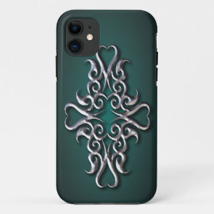 Maori Hook Design - silber Case-Mate iPhone Hülle