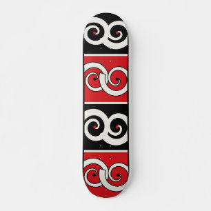 Maori-Inspirierte Spirale Skateboard