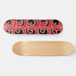 Maori-Inspirierte Spirale Skateboard