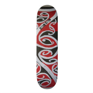 Maori- inspirierter Hammerhai-HaifischSkateboard Skateboard