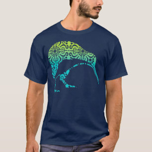 Maori Kiwi Tribal Aborigi Neuseeland Bird T-Shirt