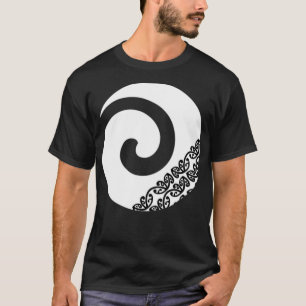 Maori Koru Neues Beginnsymbol Weiß T-Shirt