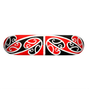 Maori- Kowhaiwhai Muster 2 - Skateboard