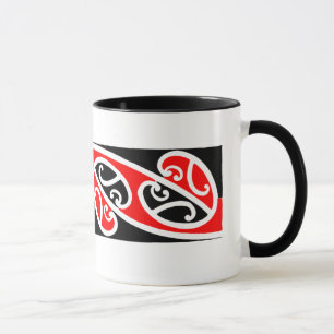 Maori- Kowhaiwhai Muster 2 - Tasse