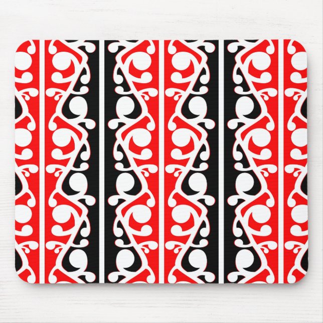 Maori Kowhaiwhai Tribal Pattern Mousepad (Vorne)