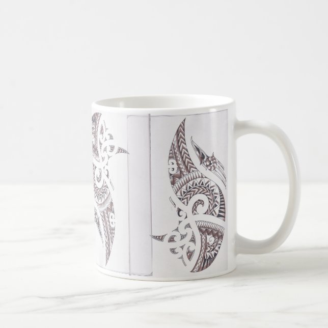 Maori- Luxusdesigner 2 Tasse (Rechts)