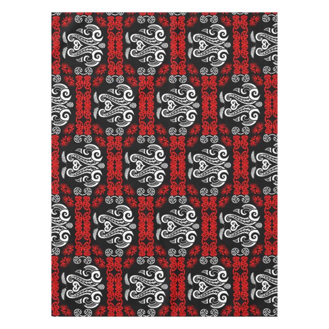 Māori New Zealand Art Tischdecke (Vorderseite)