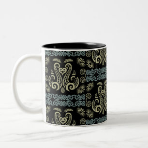 Māori New Zealand Art Zweifarbige Tasse