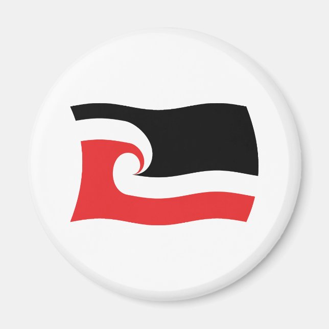 Maori People Flag Magnet (Vorne)