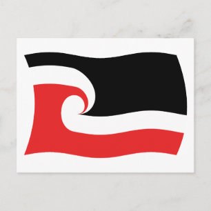 Maori People Flag Postcard Postkarte