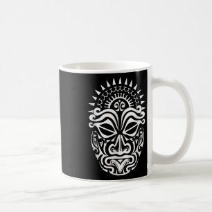 Maori Polynesian Tattoo Haka Dance Face Maskenleit Kaffeetasse