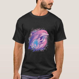 Maori Polynesischer Dolphin Nur ein Mädchen, das L T-Shirt