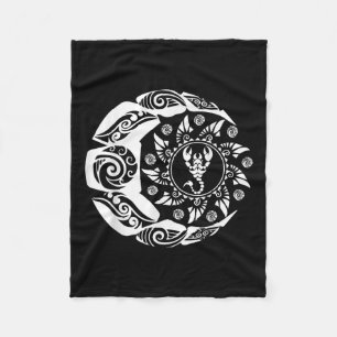 Maori Polynesischer Tattoo Scorpion Scorpion Zodia Fleecedecke