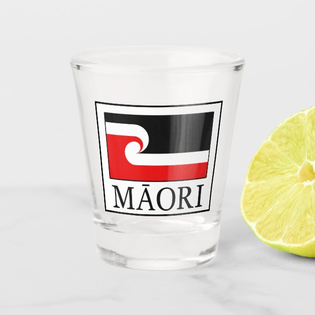 Maori Schnapsglas (Vorderseite)