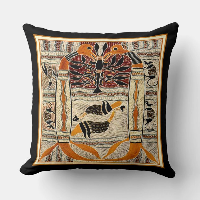 Maori Stamm Animal Spirits Kissen (Vorderseite)