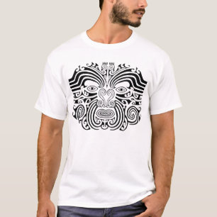 Maori- Tätowierung - Schwarzweiss T-Shirt