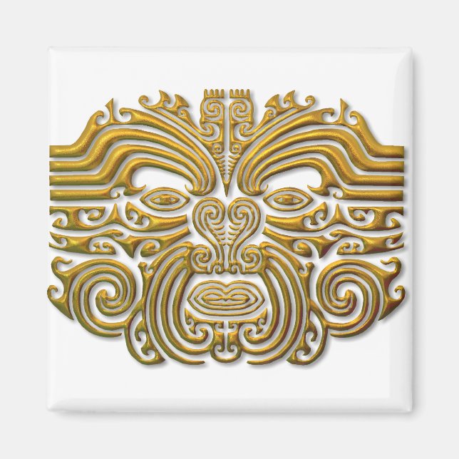 Maori Tattoo - Gold Magnet (Vorne)