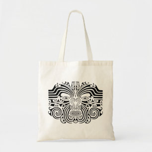 Maori Tattoo - Schwarz und Weiß Tragetasche