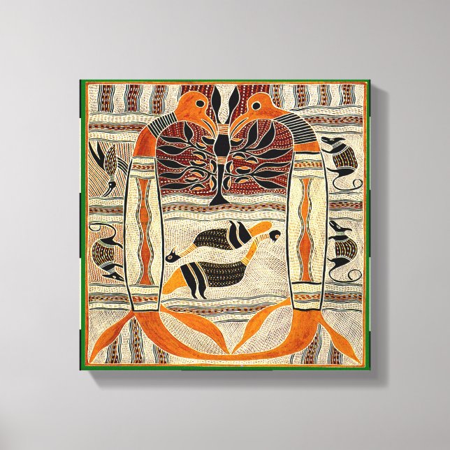 Maori Tribal Folklore Leinwanddruck (Vorderseite)