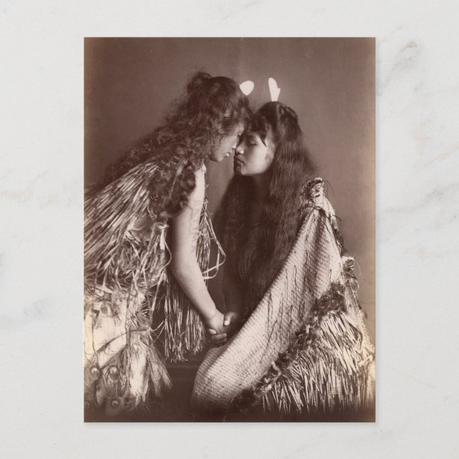Maori Women, Neuseeland Postkarte (Vorderseite)